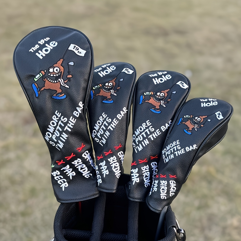 Golf Driver - قطعة واحدة/4 قطع من أغطية رؤوس
