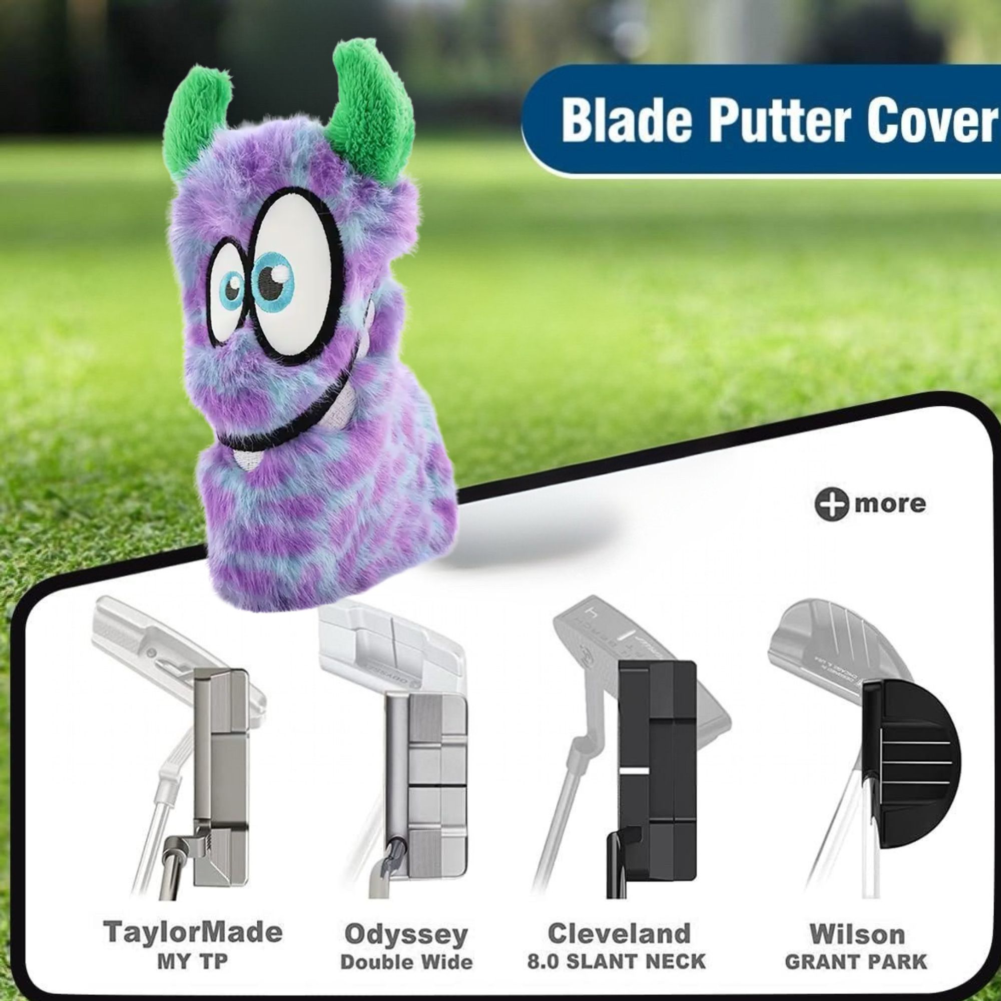 أغطية مضرب الجولف المضحكة على  - مراجعة Golf Putter وسعره