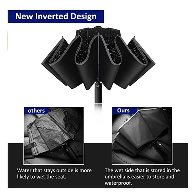 مظلة رجالية ونسائية أوتوماتيكي - مراجعة Golf Umbrella Large وسعره